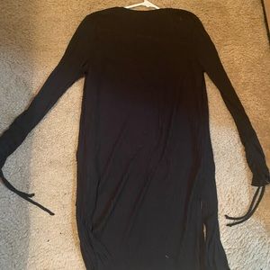 Black cardigan
